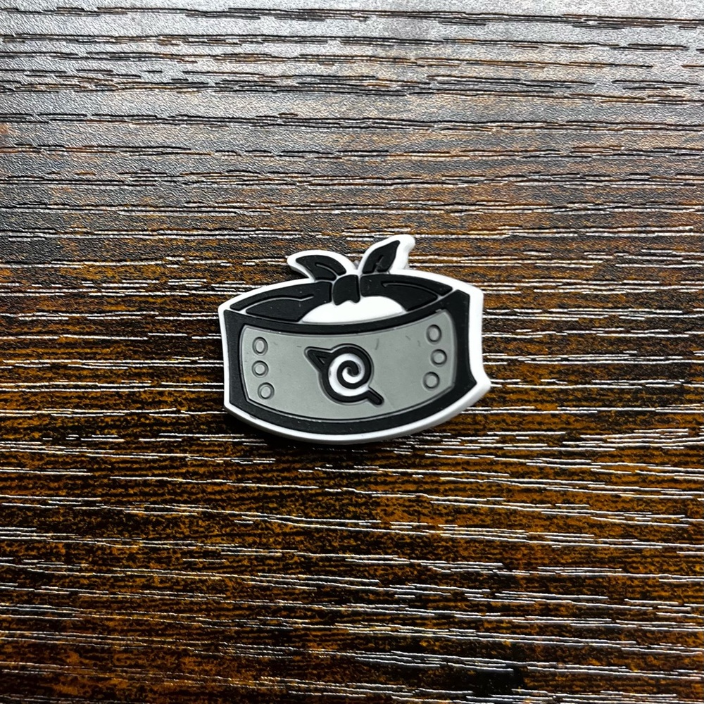 Naruto Hidden Leaf Village Headband Croc Charm